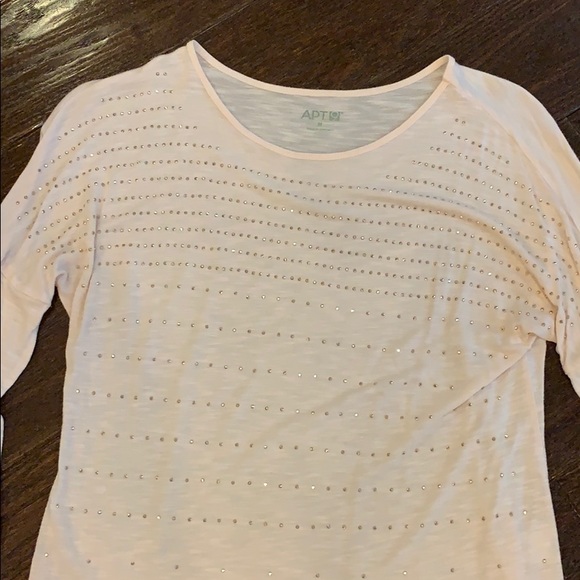 Apt 9 pink rhinestone top - Picture 6 of 6
